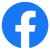 white Facebook logo